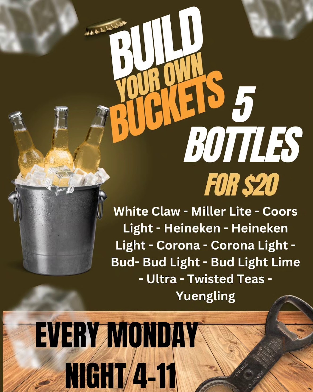 Build your own buckets.
